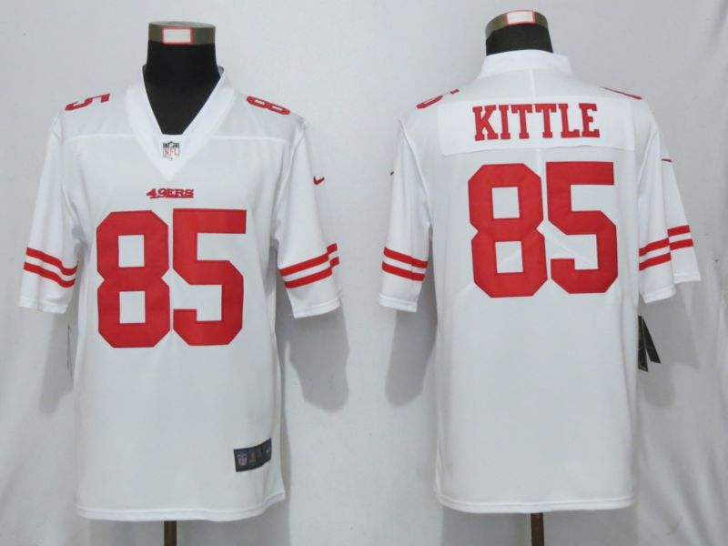 Men San Francisco 49ers #85 Kittle White Nike Vapor Untouchable Limited Playe NFL Jerseys->san francisco 49ers->NFL Jersey